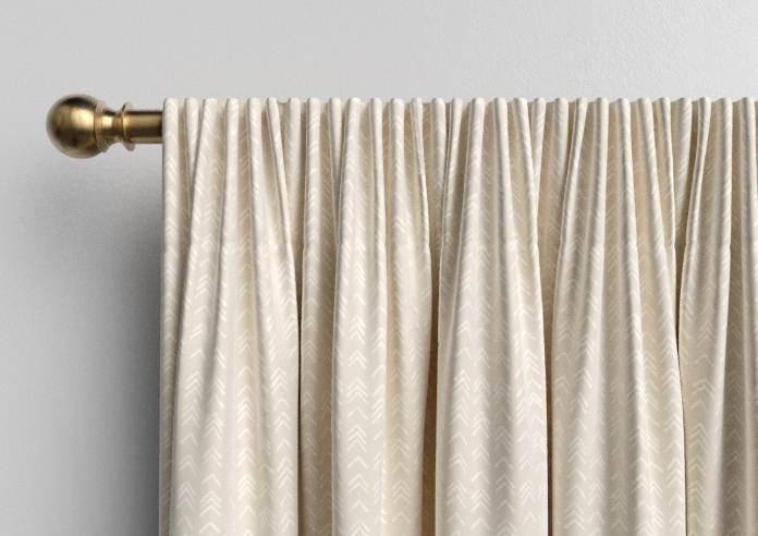 Rolling Hills Velvet, Natural - Made to Measure Curtains - Image 9